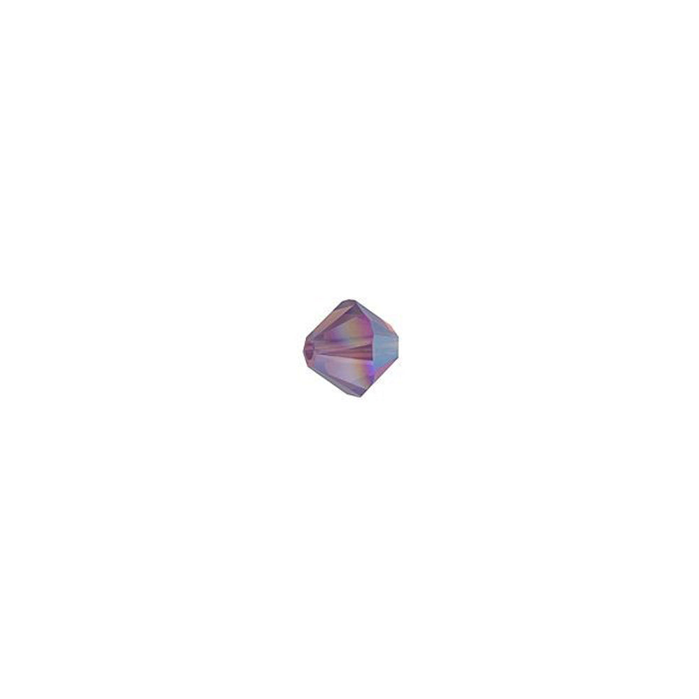 PRESTIGE Crystal, #5328 Bicone Bead 3mm, Cyclamen Opal Shimmer (1 Piece)