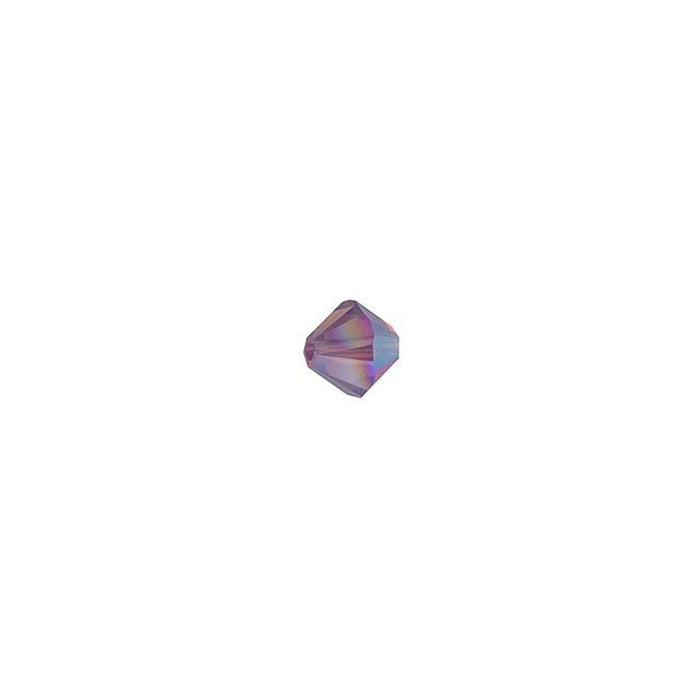 PRESTIGE Crystal, #5328 Bicone Bead 3mm, Cyclamen Opal Shimmer (1 Piece)