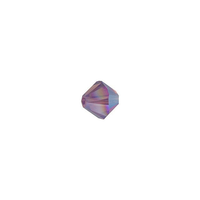 PRESTIGE Crystal, #5328 Bicone Bead 4mm, Cyclamen Opal Shimmer (1 Piece)