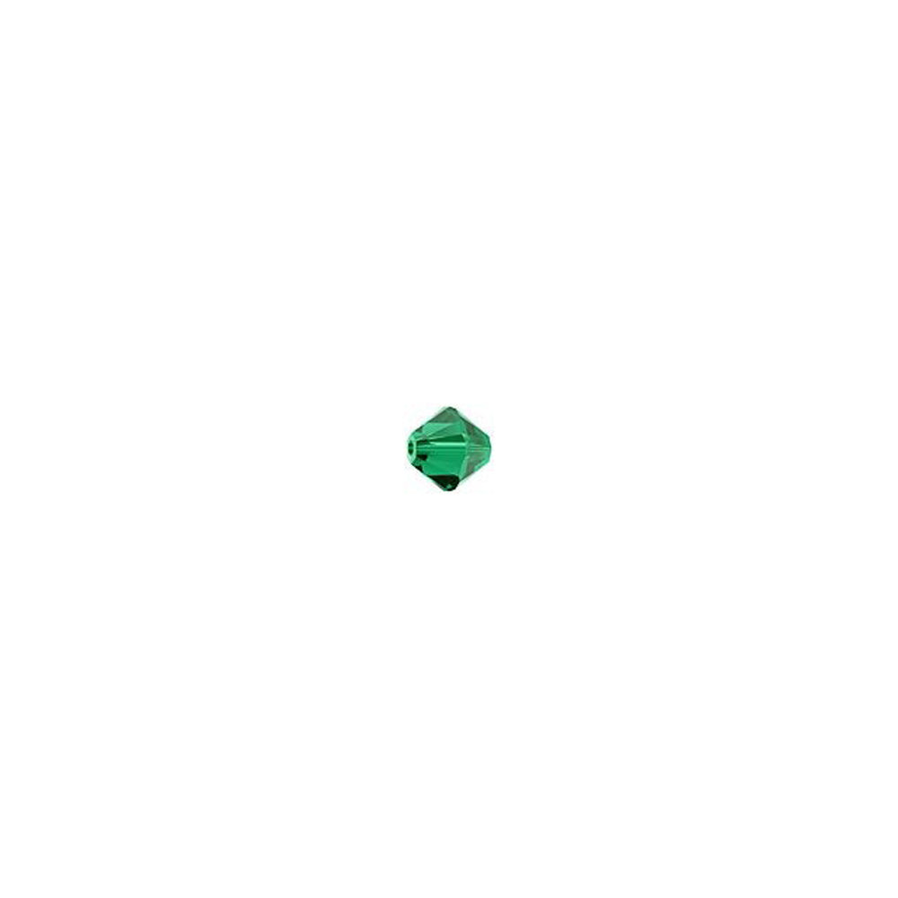 PRESTIGE Crystal, #5328 Bicone Bead 2.5mm, Emerald (1 Piece)