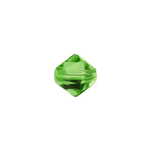 PRESTIGE Crystal, #5328 Bicone Bead 6mm, Fern Green (1 Piece)