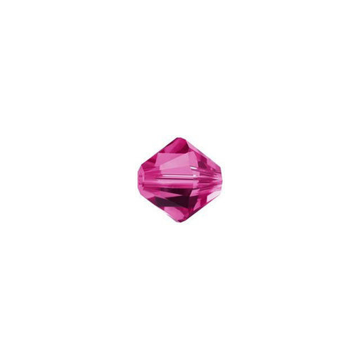 PRESTIGE Crystal, #5328 Bicone Bead 5mm, Fuchsia (1 Piece)