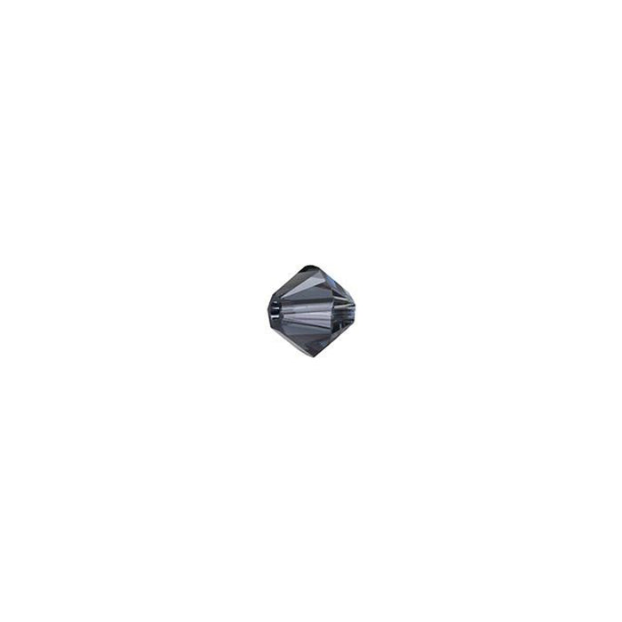 PRESTIGE Crystal, #5328 Bicone Bead 3mm, Graphite (1 Piece)
