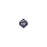 PRESTIGE Crystal, #5328 Bicone Bead 4mm, Graphite (1 Piece)