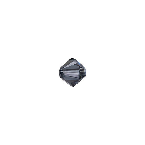 PRESTIGE Crystal, #5328 Bicone Bead 4mm, Graphite (1 Piece)