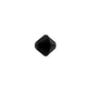 PRESTIGE Crystal, #5328 Bicone Bead 5mm, Jet (1 Piece)