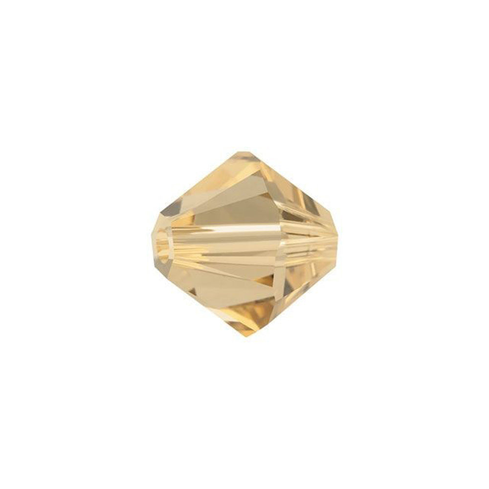 PRESTIGE Crystal, #5328 Bicone Bead 8mm, Light Colorado Topaz (1 Piece)
