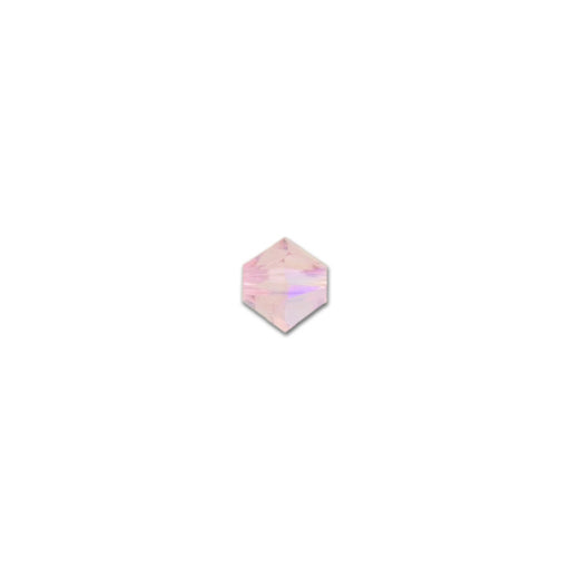 PRESTIGE Crystal, #5328 Bicone Bead 5mm, Light Rose Shimmer (1 Piece)