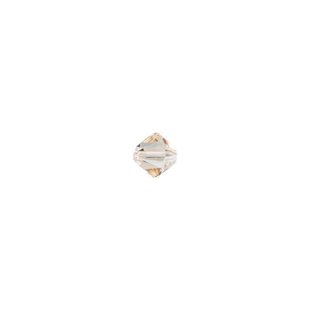PRESTIGE Crystal, #5328 Bicone Bead 3mm, Light Silk (1 Piece)