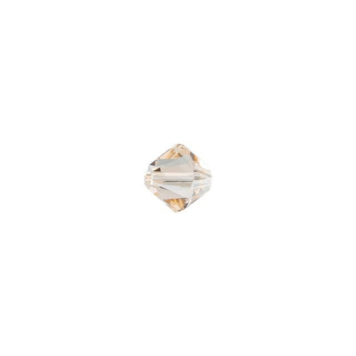 PRESTIGE Crystal, #5328 Bicone Bead 4mm, Light Silk (1 Piece)