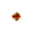PRESTIGE Crystal, #5328 Bicone Bead 4mm, Light Amber (1 Piece)