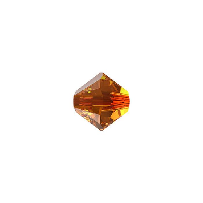 PRESTIGE Crystal, #5328 Bicone Bead 5mm, Light Amber (1 Piece)