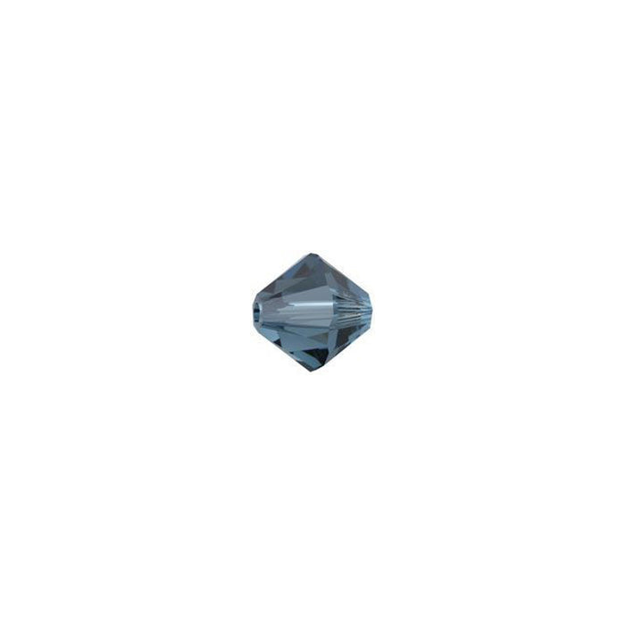 PRESTIGE Crystal, #5328 Bicone Bead 4mm, Montana Sapphire (1 Piece)