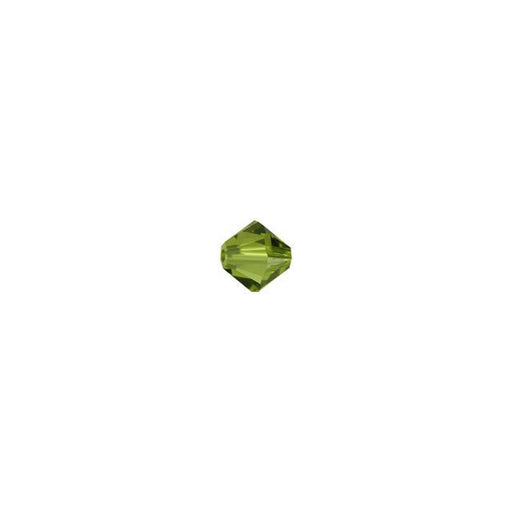 PRESTIGE Crystal, #5328 Bicone Bead 3mm, Olivine (1 Piece)