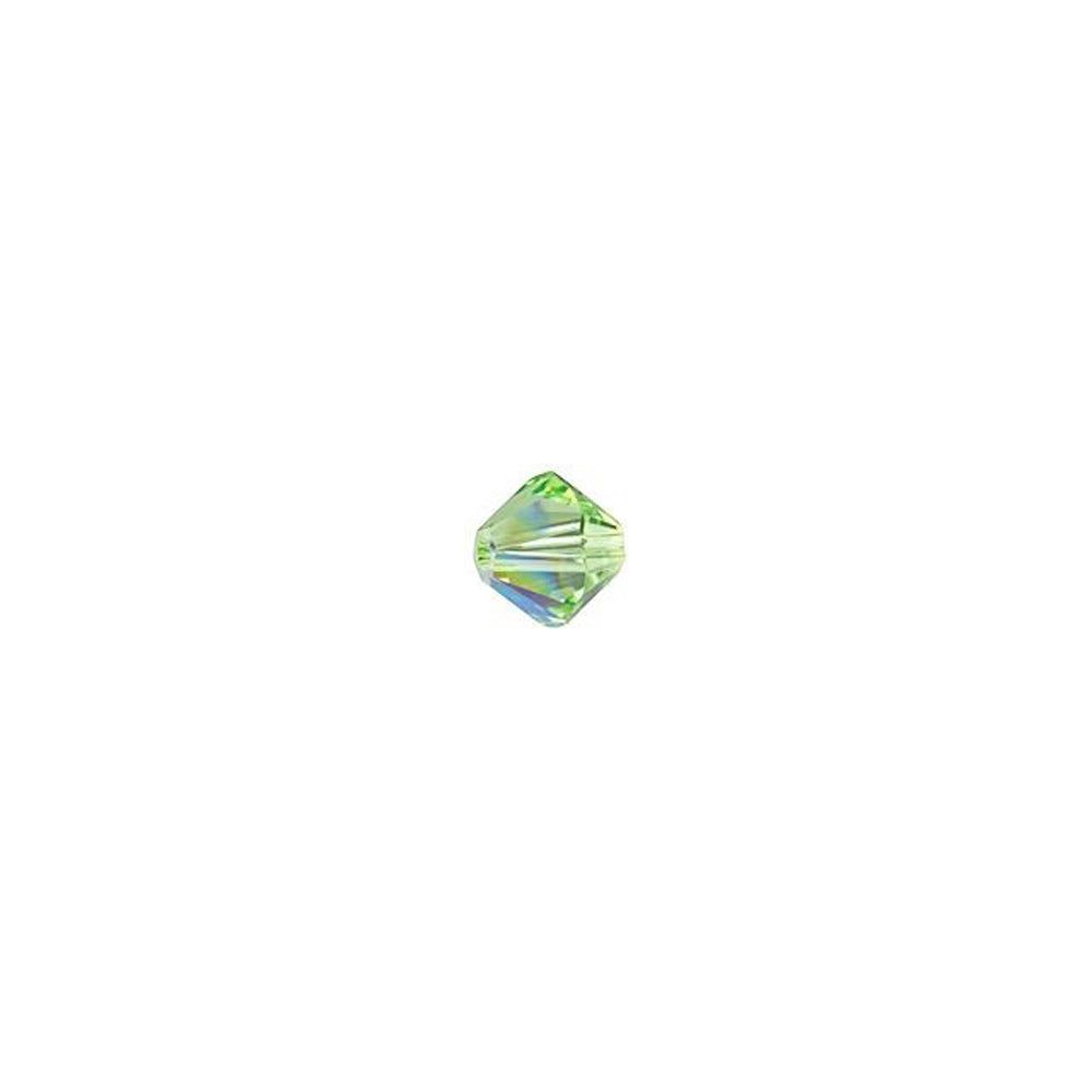 PRESTIGE Crystal, #5328 Bicone Bead 3mm, Peridot Shimmer (1 Piece)