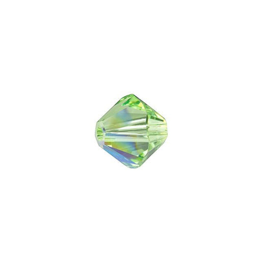 PRESTIGE Crystal, #5328 Bicone Bead 6mm, Peridot Shimmer (1 Piece)