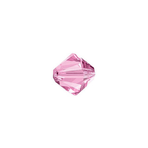 PRESTIGE Crystal, #5328 Bicone Bead 6mm, Rose (1 Piece)