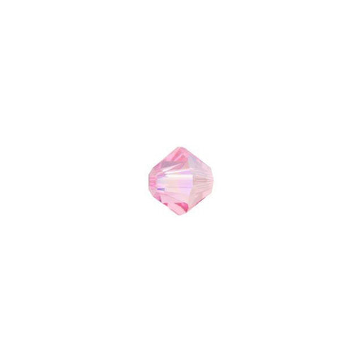 PRESTIGE Crystal, #5328 Bicone Bead 4mm, Light Rose AB (1 Piece)