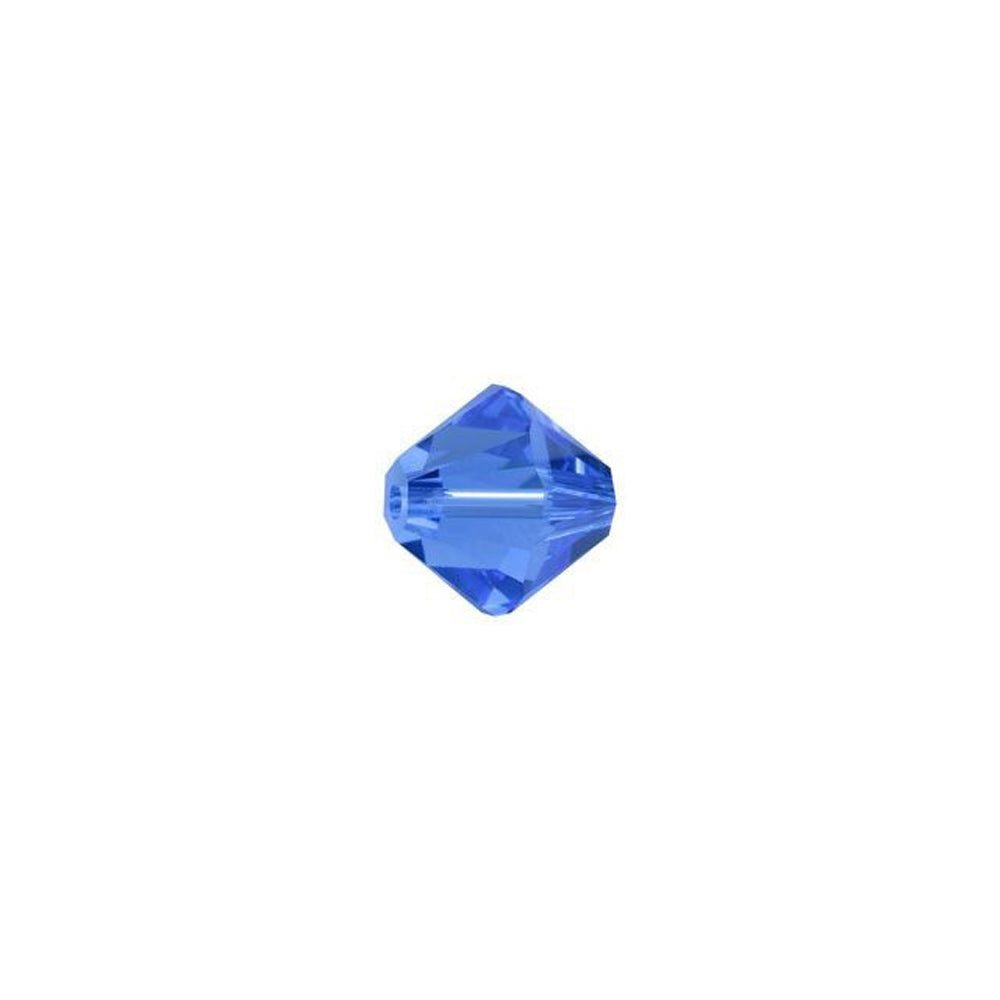 PRESTIGE Crystal, #5328 Bicone Bead 5mm, Sapphire (1 Piece)