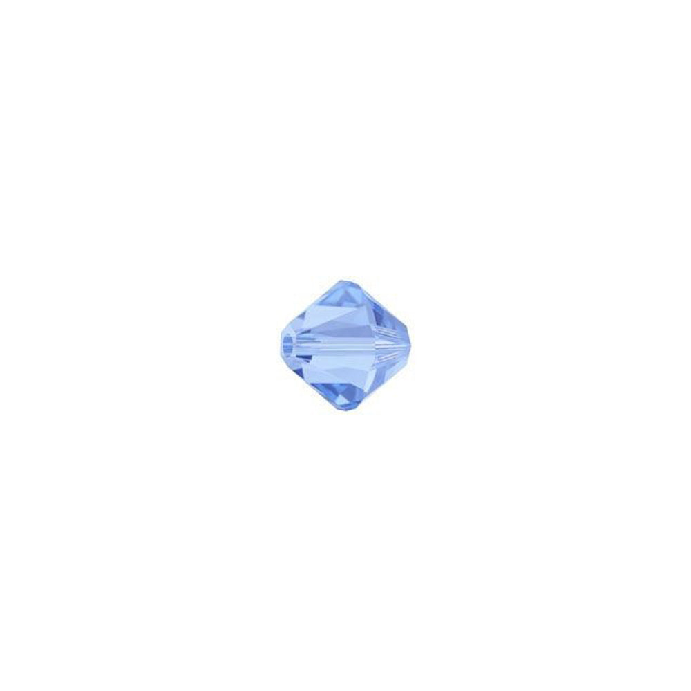 PRESTIGE Crystal, #5328 Bicone Bead 4mm, Light Sapphire (1 Piece)