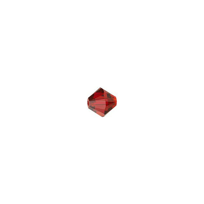 PRESTIGE Crystal, #5328 Bicone Bead 3mm, Scarlet (1 Piece)