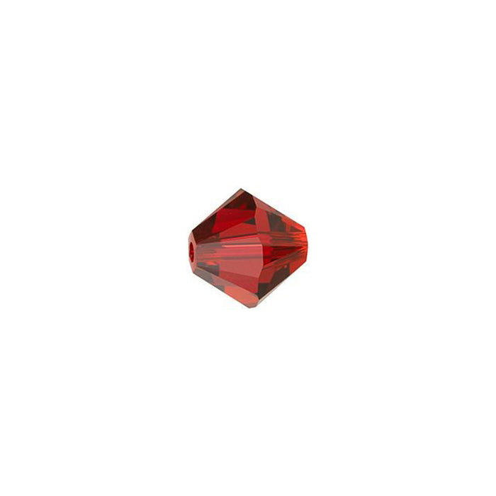 PRESTIGE Crystal, #5328 Bicone Bead 5mm, Scarlet (1 Piece)