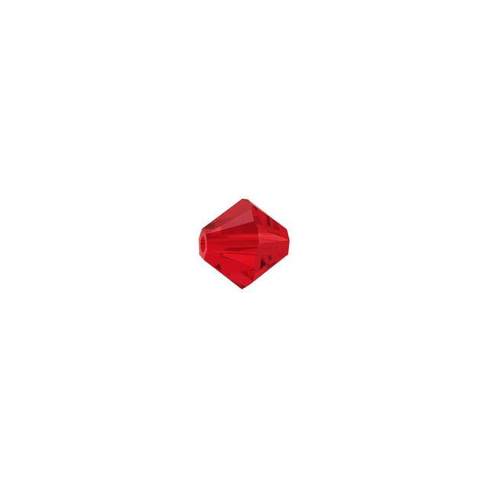 PRESTIGE Crystal, #5328 Bicone Bead 4mm, Light Siam (1 Piece)