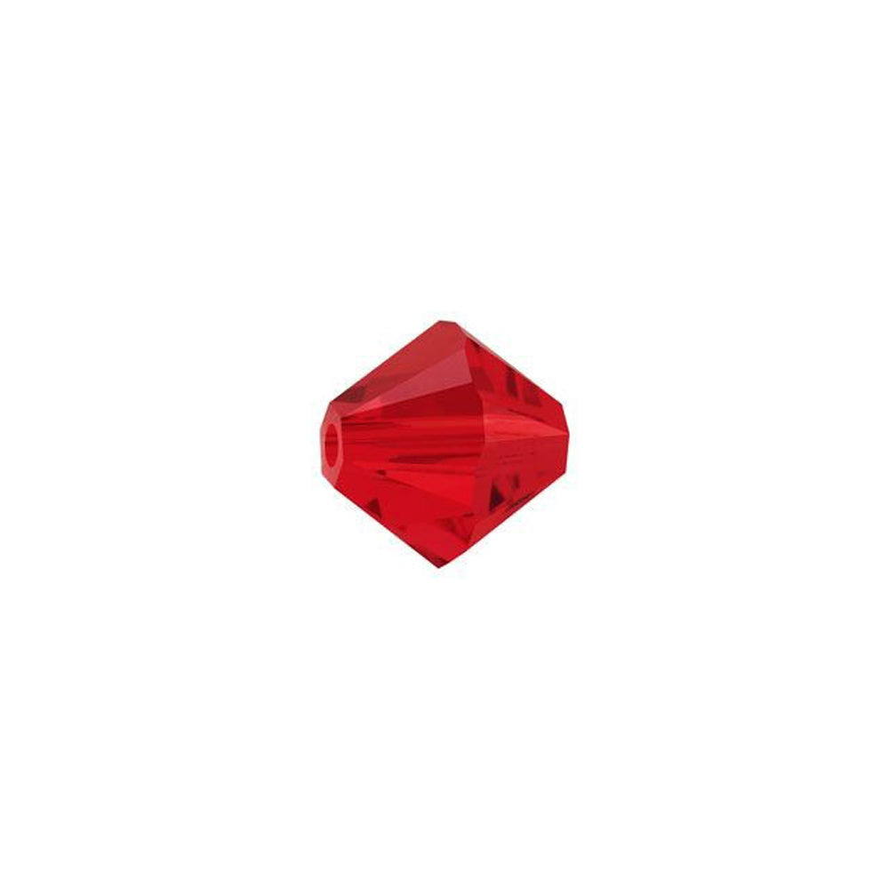 PRESTIGE Crystal, #5328 Bicone Bead 6mm, Light Siam (1 Piece)