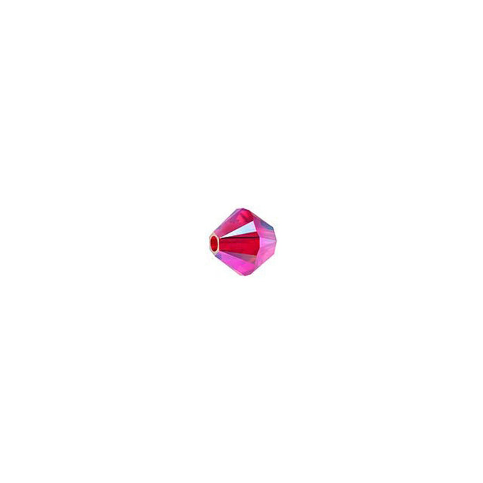 PRESTIGE Crystal, #5328 Bicone Bead 3mm, Light Siam AB (1 Piece)