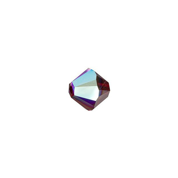 PRESTIGE Crystal, #5328 Bicone Bead 5mm, Siam Shimmer (1 Piece)