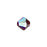 PRESTIGE Crystal, #5328 Bicone Bead 6mm, Siam Shimmer (1 Piece)