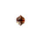 PRESTIGE Crystal, #5328 Bicone Bead 3mm, Smoked Amber (1 Piece)
