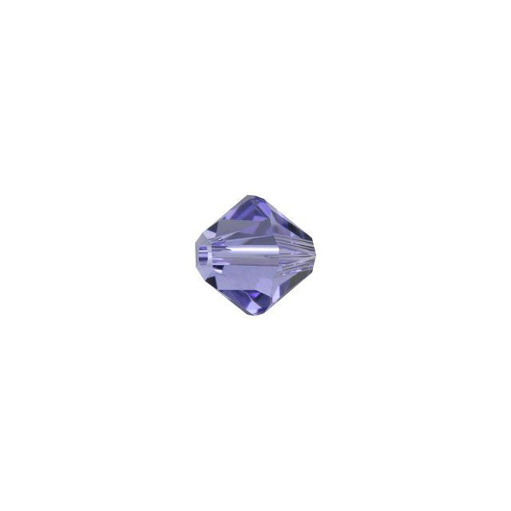 PRESTIGE Crystal, #5328 Bicone Bead 5mm, Tanzanite (1 Piece)
