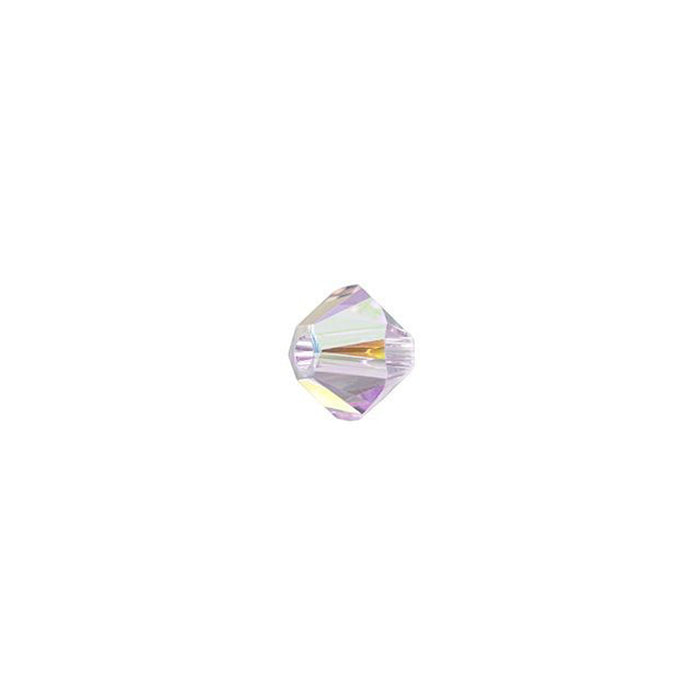 PRESTIGE Crystal, #5328 Bicone Bead 4mm, Violet AB (1 Piece)
