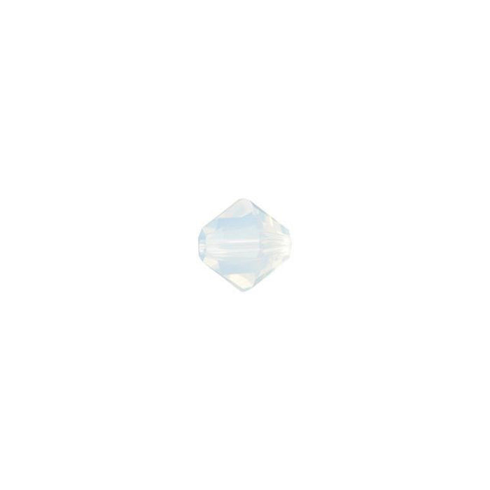 PRESTIGE Crystal, #5328 Bicone Bead 4mm, White Opal (1 Piece)