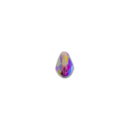 PRESTIGE Crystal, #5500 Teardrop Bead 9x6mm, Amethyst Shimmer 2X (1 Piece)
