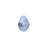 PRESTIGE Crystal, #5500 Teardrop Bead 9x6mm, Aquamarine Shimmer 2X (1 Piece)