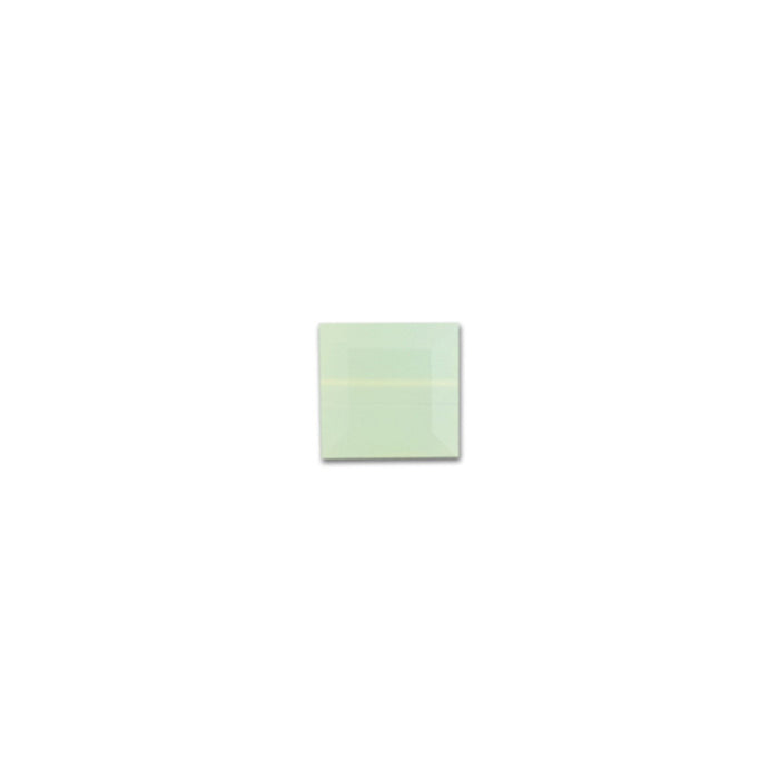 PRESTIGE Crystal, #5601 Faceted Cube Bead 6mm, Chrysolite Opal Shimmer B (1 Piece)