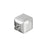 PRESTIGE Crystal, #5601 Faceted Cube Bead 8mm, Crystal Light Chrome (1 Piece)