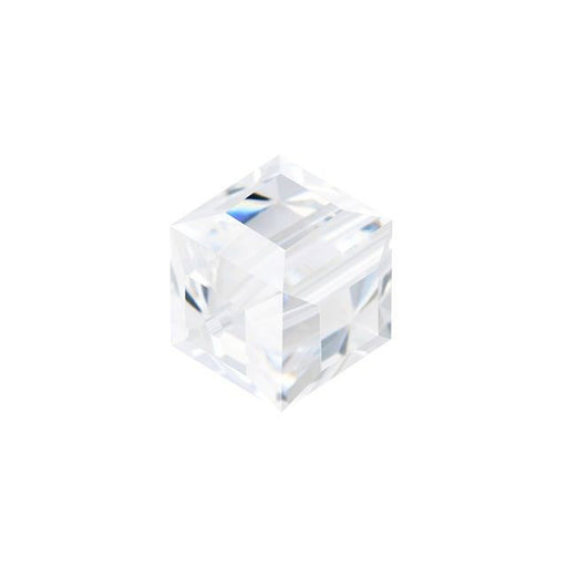 PRESTIGE Crystal, #5601 Faceted Cube Bead 8mm, Crystal (1 Piece)