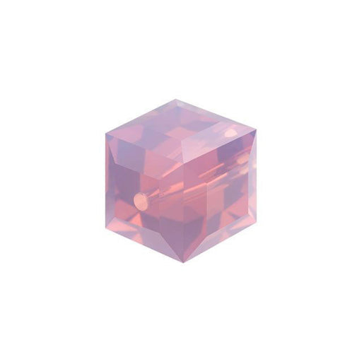 PRESTIGE Crystal, #5601 Faceted Cube Bead 8mm, Cyclamen Opal (1 Piece)