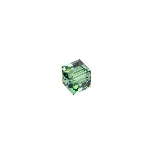 PRESTIGE Crystal, #5601 Faceted Cube Bead 4mm, Erinite (1 Piece)