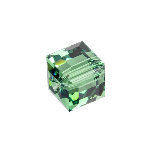 PRESTIGE Crystal, #5601 Faceted Cube Bead 8mm, Erinite (1 Piece)