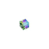 PRESTIGE Crystal, #5601 Faceted Cube Bead 4mm, Erinite Shimmer B (1 Piece)