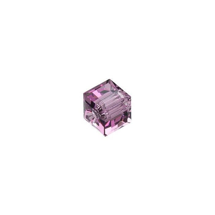 PRESTIGE Crystal, #5601 Faceted Cube Bead 4mm, Iris (1 Piece)