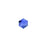 PRESTIGE Crystal, #5601 Faceted Cube Bead 4mm, Sapphire (1 Piece)