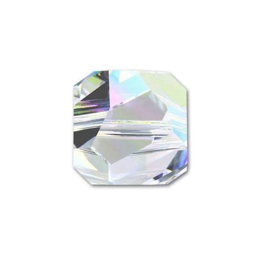 PRESTIGE Crystal, #5603 Graphic Bead 8mm, Crystal AB (1 Piece)