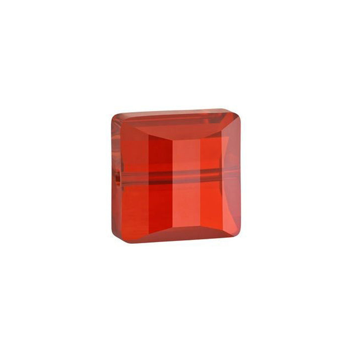 PRESTIGE Crystal, #5624 Stairway Bead 10mm, Crystal Red Magma (1 Piece)