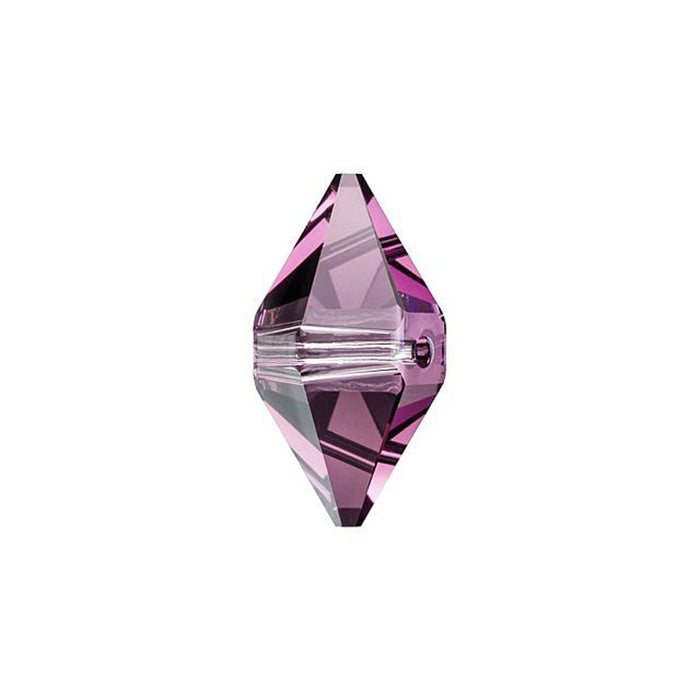 PRESTIGE Crystal, #5747 Double Spike Bead 12x6mm, Crystal Lilac Shadow (1 Piece)