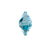 PRESTIGE Crystal, #5747 Double Spike Bead 12x6mm, Light Turquoise (1 Piece)